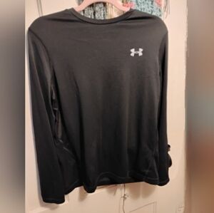 Under Armor Shirt With Ventilated Mesh Sides Black